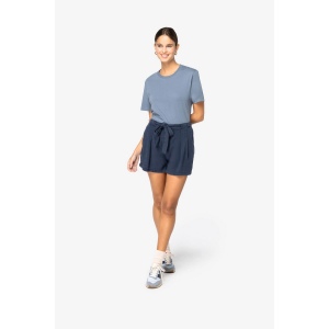 Short écoresponsable délavé en lyocell femme 5