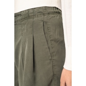 Short écoresponsable délavé en lyocell femme 9
