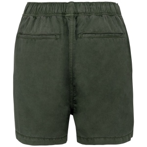 Short écoresponsable délavé en lyocell femme 11