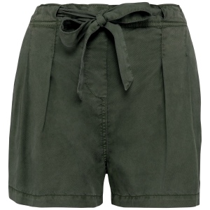 Short écoresponsable délavé en lyocell femme 3