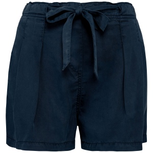 Short écoresponsable délavé en lyocell femme 2