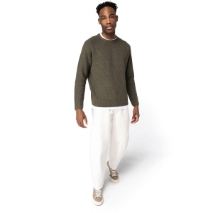Pull écoresponsable à grosses mailles homme 6