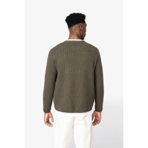 Pull écoresponsable à grosses mailles homme 8