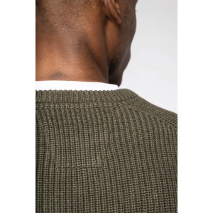 Pull écoresponsable à grosses mailles homme 9