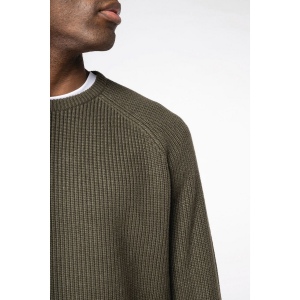 Pull écoresponsable à grosses mailles homme 10