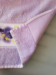 Serviette de bain liteau sublimé quadri 3