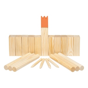 Jeu de lancer viking KUBB en bois 3