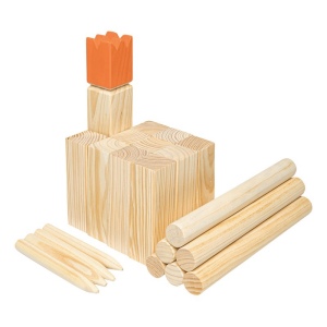 Jeu de lancer viking KUBB en bois 5