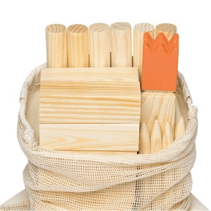 Jeu de lancer viking KUBB en bois 6
