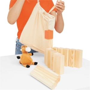 Jeu de lancer viking KUBB en bois 8
