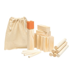 Jeu de lancer viking KUBB en bois 2