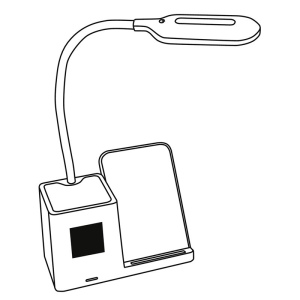 Lampe de bureau et station de recharge LIGHT & CHARGE 13