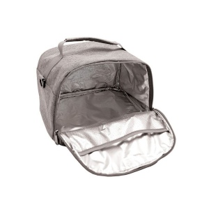 Sac à bento isotherme 'Nara', gris chiné RPET 5