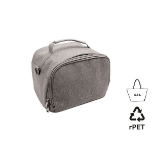 Sac à bento isotherme 'Nara', gris chiné RPET