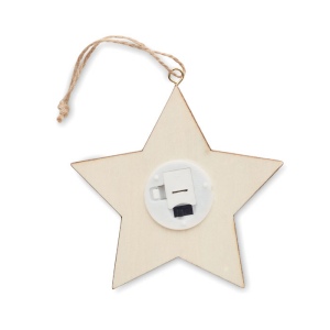 Suspension étoile MDF avec led - STARLIGHT 3