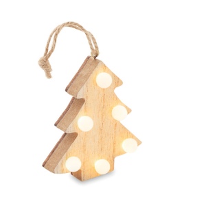 Sapin en bois avec lumières - LULIE 4
