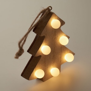 Sapin en bois avec lumières - LULIE 5