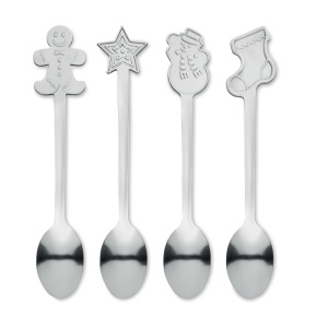 Set  4 cuillères à thé de Noël - CHIP SET 4