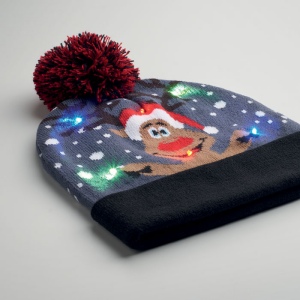 Bonnet de Noël tricoté avec LED - SHIMAS LIGHT 8