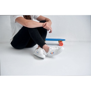 Baskets en PU Taille 44 - BLANCOS 6