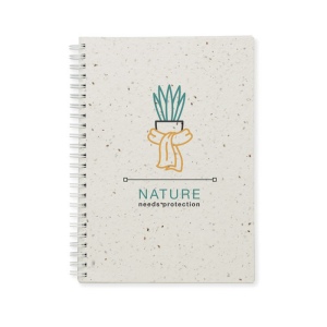 Carnet A5 couv. papier semence - SEED RING 5