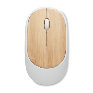 Souris sans fil en bambou - CURVY BAM 4