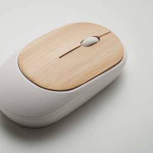 Souris sans fil en bambou - CURVY BAM 5