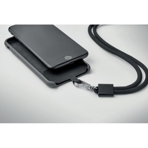 Lanyard porte-téléphone RPET - NONETTE 8