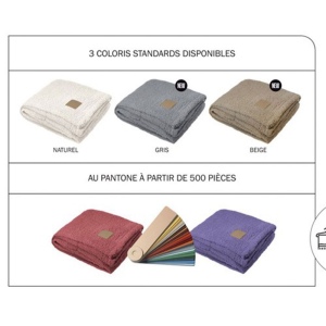 Plaid épais RPET350g 2