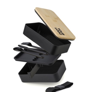 Lunch box double compartiment en PP Maxton 4