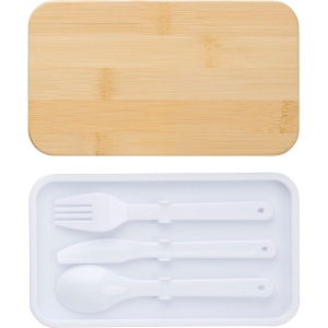 Lunch box double compartiment en PP Maxton 3