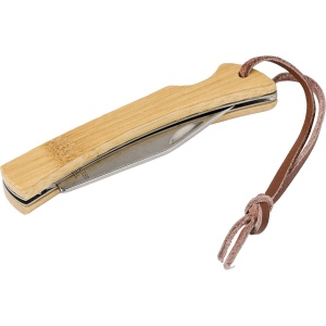 Canif en acier inoxydable et bambou Beckett 5