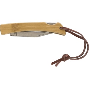 Canif en acier inoxydable et bambou Beckett 2