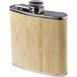 Flasque en acier inoxydable et bambou Hayden 3