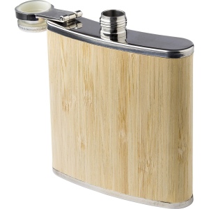 Flasque en acier inoxydable et bambou Hayden