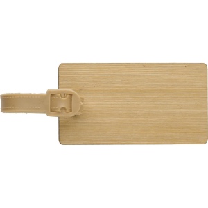 Porte-étiquette de valise en bambou Shawn 2