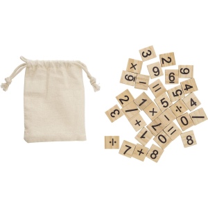 Jeu éducatif de chiffres en pin Ezekiel
