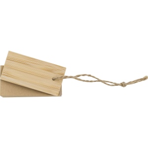 Etui en bambou avec feuillets Kingston