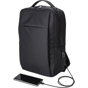 Sac à dos porte-ordinateur en polyester rPET  Jesse 4