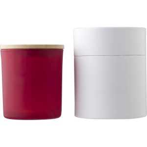 Bougie dans un contenant en verre Lucas 6