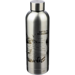 Gourde double paroi de 500 ml en acier inoxydable recyclé Isaih 24