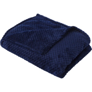 Plaid polaire flanelle gaufré en polyester Nikolaï