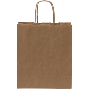 Sac en papier Kraft 80 g/m² avec poignées torsadées, 18 x 8 x 21 cm 6