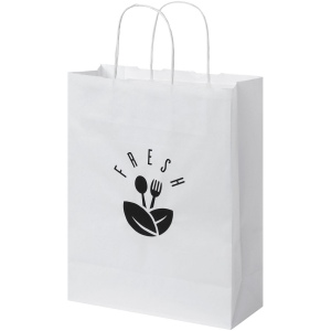 Sac en papier Kraft 80 g/m² avec poignées torsadées, 25 x 11 x 32 cm 3