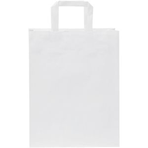 Sac en papier Kraft 80-90 g/m² avec poignées plates, 25 x 11 x 31 cm 7
