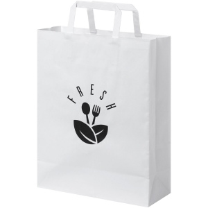 Sac en papier Kraft 80-90 g/m² avec poignées plates, 25 x 11 x 31 cm 3