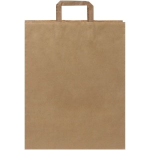Sac en papier Kraft 80-90 g/m² avec poignées plates, 32 x 12 x 40 cm 4