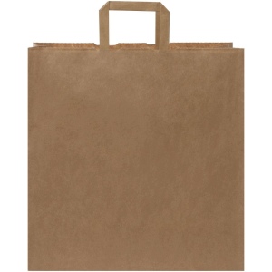 Sac en papier Kraft 80-90 g/m² avec poignées plates, 34 x 20 x 35 cm 6