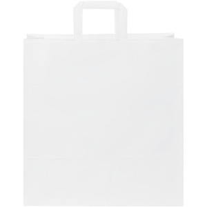 Sac en papier Kraft 80-90 g/m² avec poignées plates, 34 x 20 x 35 cm 7