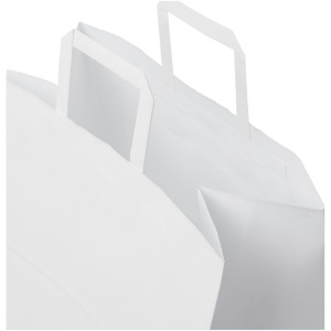 Sac en papier Kraft 80-90 g/m² avec poignées plates, 34 x 20 x 35 cm 9